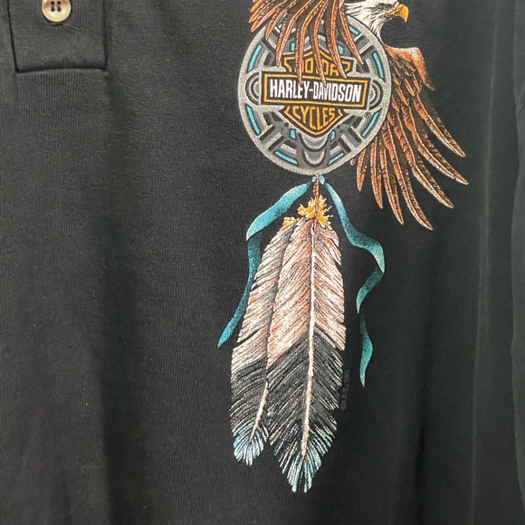 Vintage 1990 Harley Davidson long sleeve shirt - Picture 6 of 6